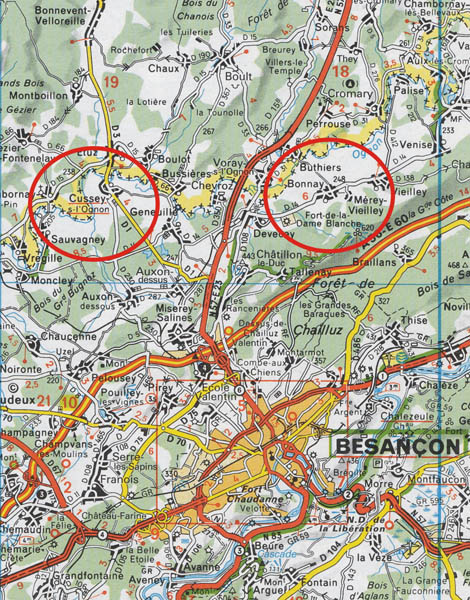 Besancon Map